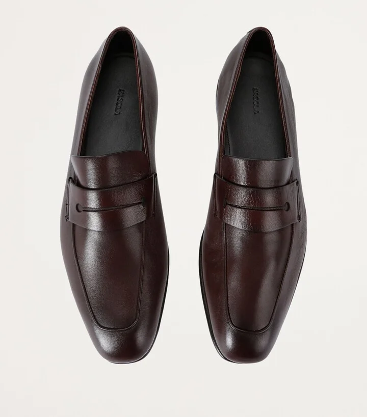 Zegna Leather L'Asola Loafers - Image 4