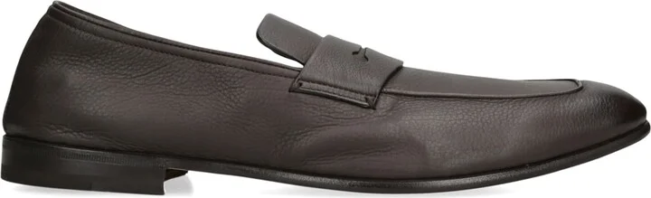 Zegna Leather L'Asola Loafers