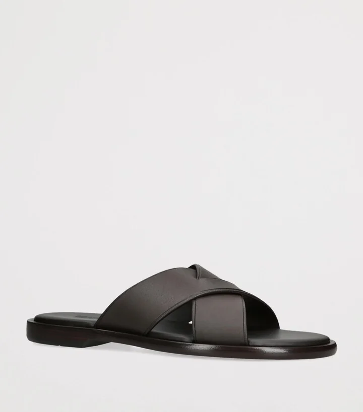Zegna Leather Sandals - Image 3