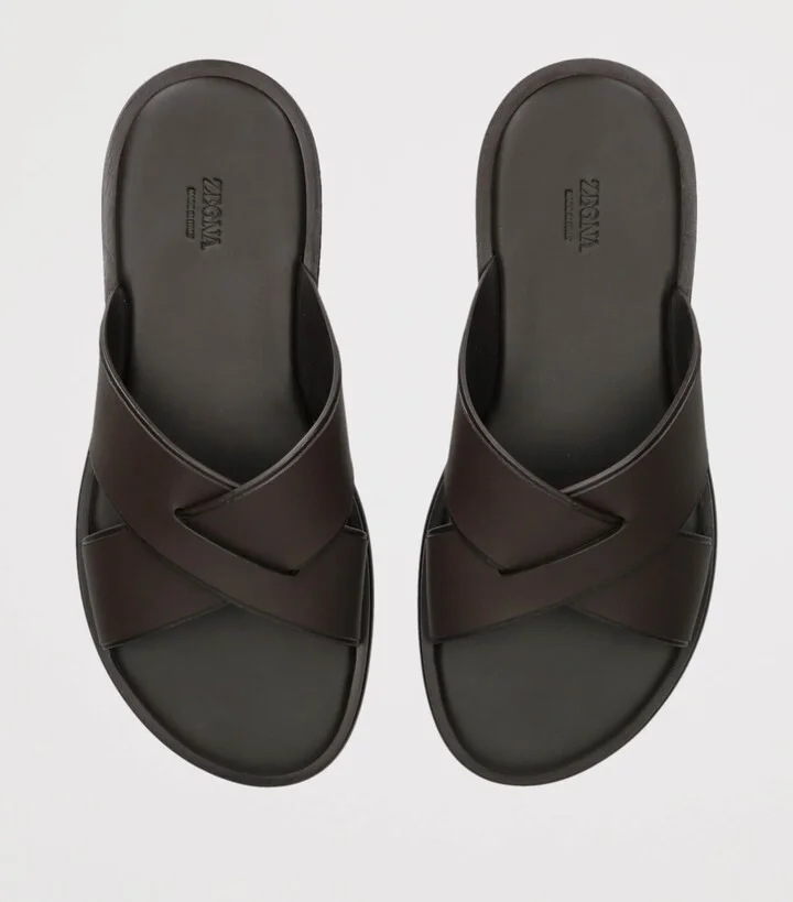 Zegna Leather Sandals - Image 4