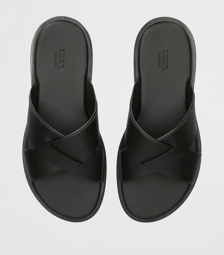 Zegna Leather Sandals - Image 4