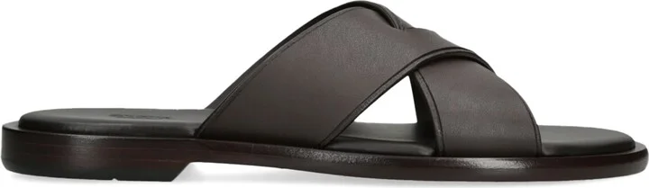 Zegna Leather Sandals