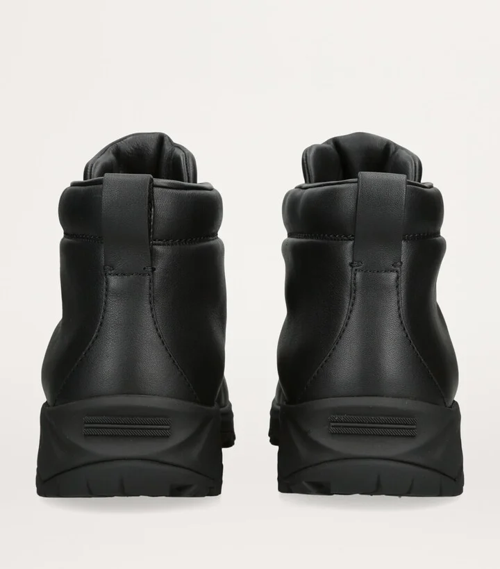 Zegna Leather Triple Stitch Vetta Sneakers - Image 3