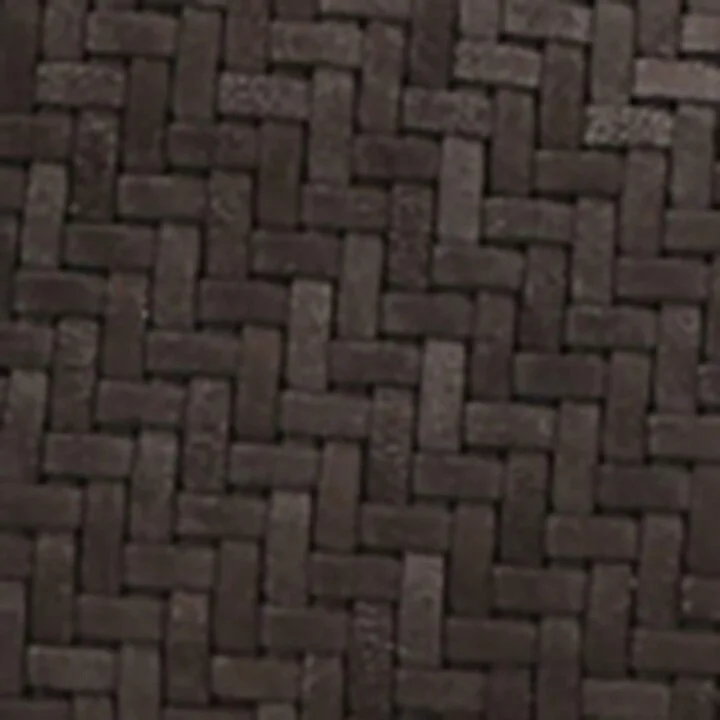 Zegna Leather Woven Triple Stitch Sneakers - Image 5
