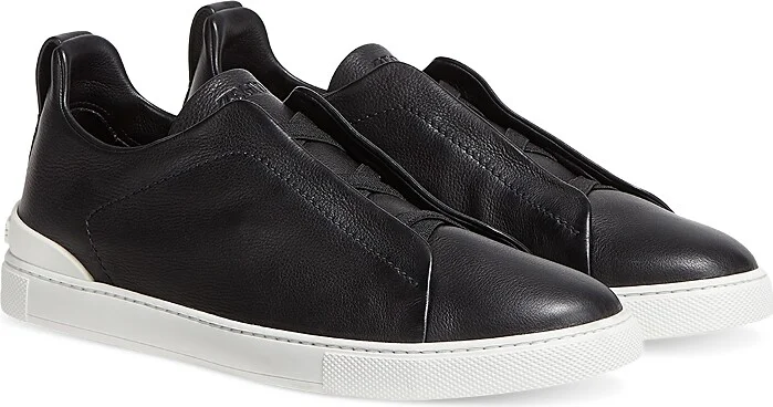 Zegna Men's Triple Stitch Secondskin Sneakers