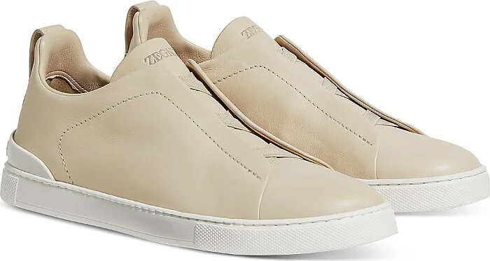 Zegna Men's Triple Stitch Secondskin Sneakers