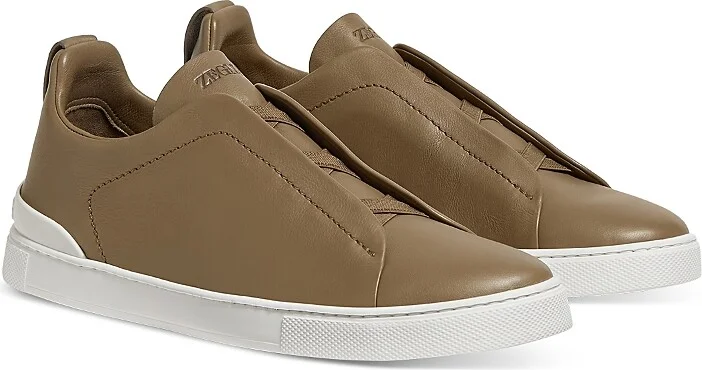 Zegna Men's Triple Stitch Secondskin Sneakers