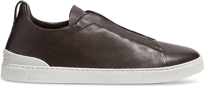 Zegna Men's Triple Stitch Secondskin Sneakers