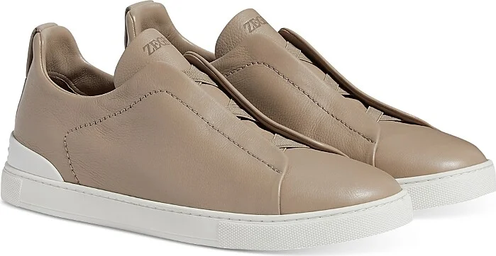 Zegna Men's Triple Stitch Secondskin Sneakers