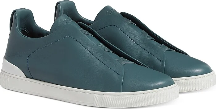 Zegna Men's Triple Stitch Secondskin Sneakers