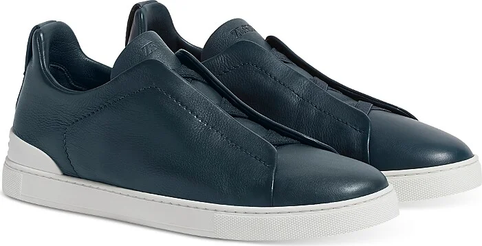 Zegna Men's Triple Stitch Secondskin Sneakers