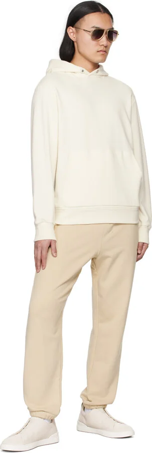 ZEGNA Off-White Triple Stitch Sneakers - Image 5