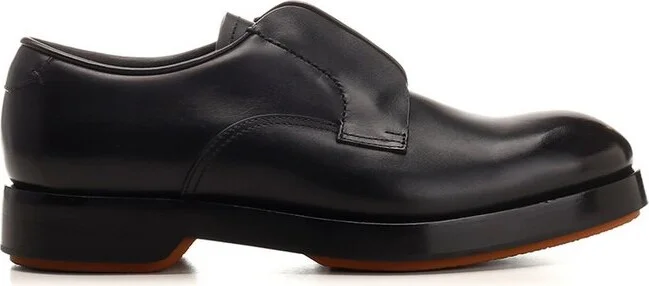 Zegna Round-Toe Derby Shoes