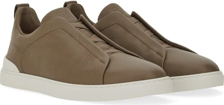Zegna Sneaker Low Top Triple Stitch - Image 2