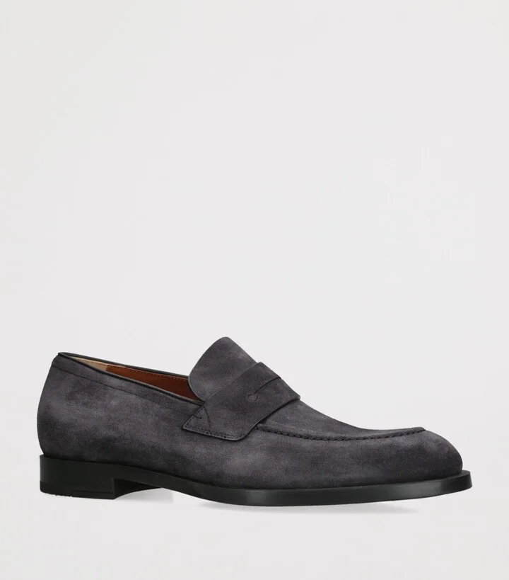 Zegna Suede Classic Loafers - Image 3