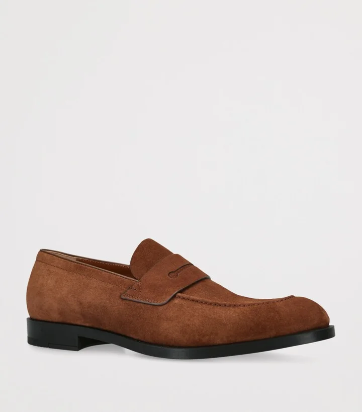 Zegna Suede Classic Loafers - Image 3
