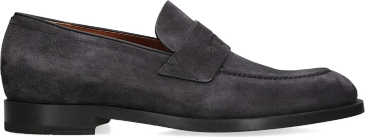 Zegna Suede Classic Loafers