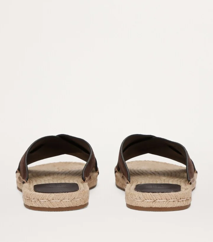 Zegna Suede Espadrille Sandals - Image 2