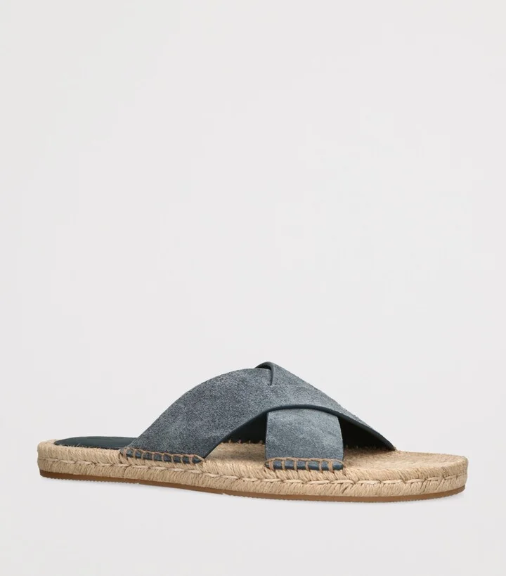 Zegna Suede Espadrille Sandals - Image 3