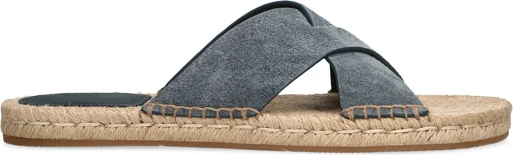 Zegna Suede Espadrille Sandals