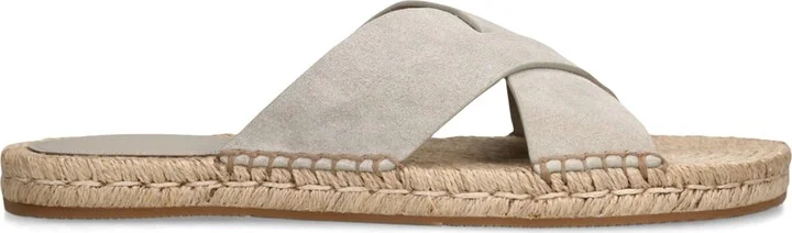 Zegna Suede Espadrille Sandals