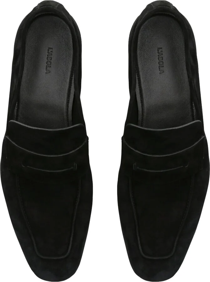 Zegna Suede L'Asola Loafers - Image 4