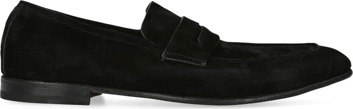 Zegna Suede L'Asola Loafers