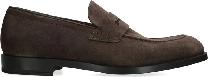 Zegna Suede L'Asola Loafers