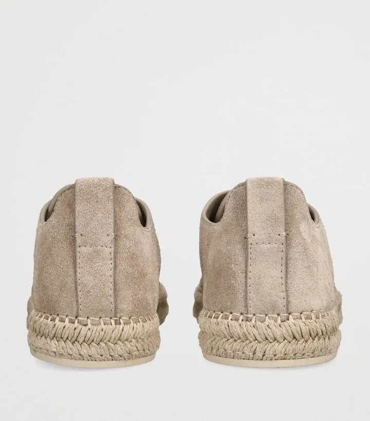 Zegna Suede Triple Stitch Espadrilles - Image 2