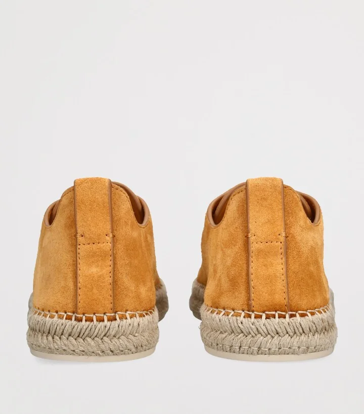 Zegna Suede Triple Stitch Espadrilles - Image 2