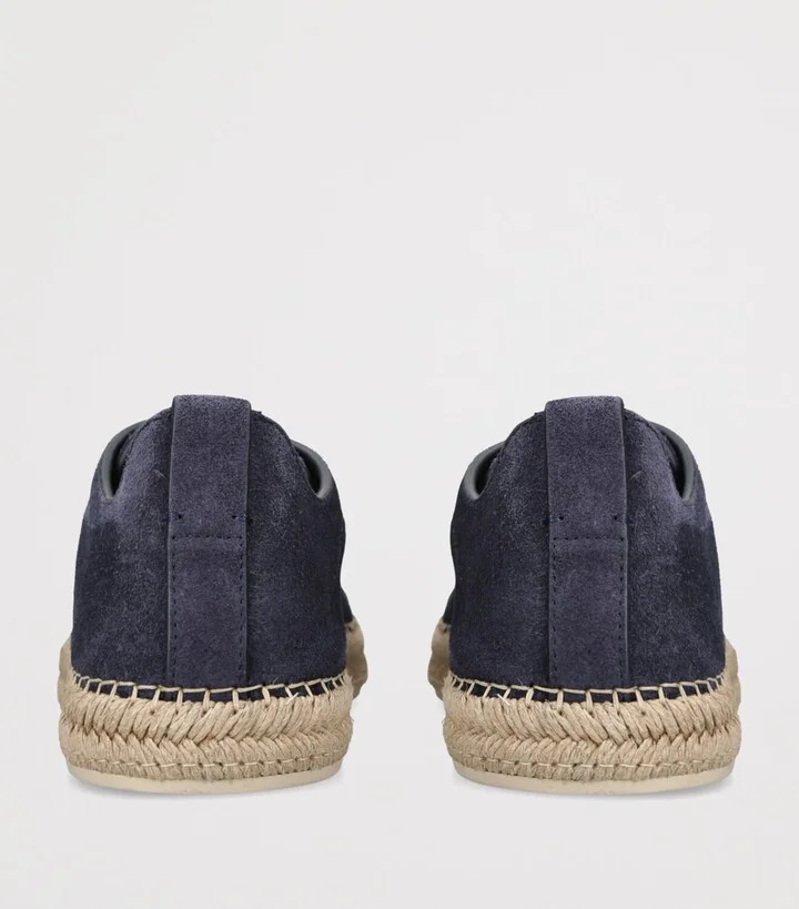 Zegna Suede Triple Stitch Espadrilles - Image 2