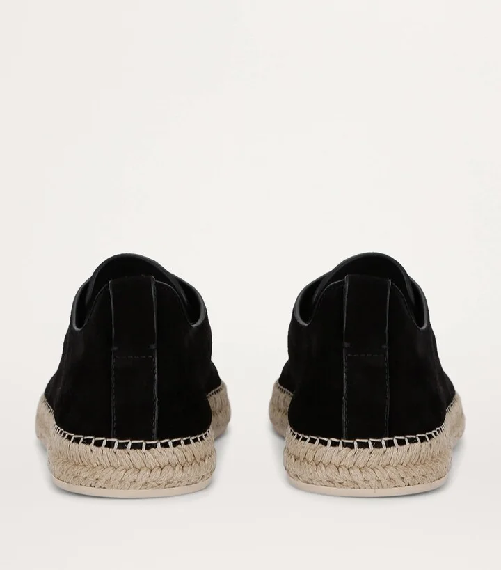 Zegna Suede Triple Stitch Espadrilles - Image 2