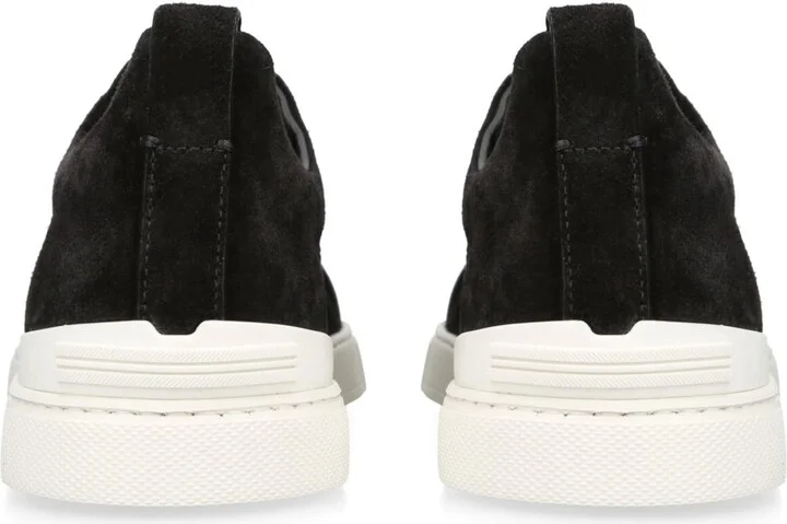 Zegna Suede Triple Stitch Sneakers - Image 2