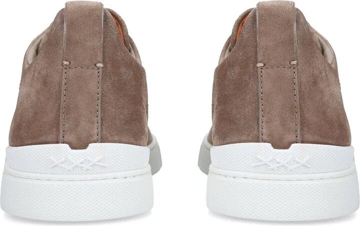 Zegna Suede Triple Stitch Sneakers - Image 2