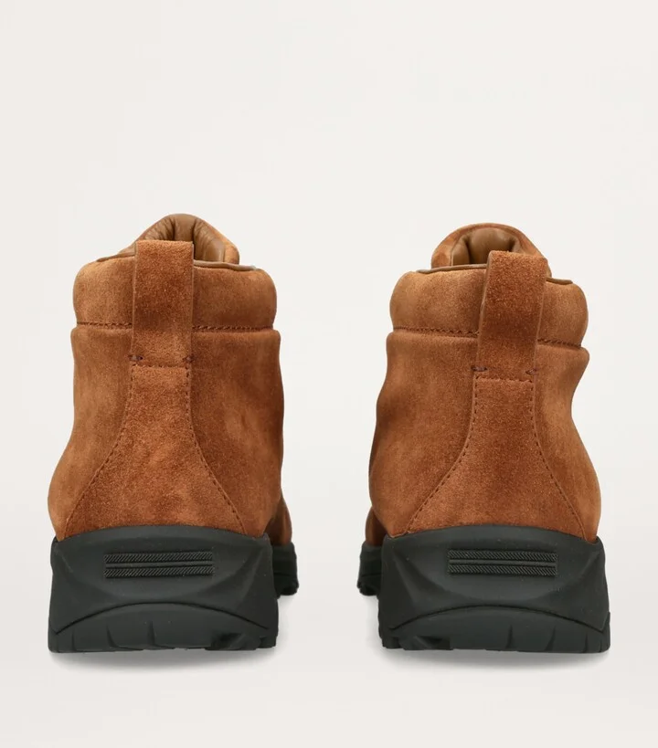 Zegna Suede Triple Stitch Vetta Sneakers - Image 2