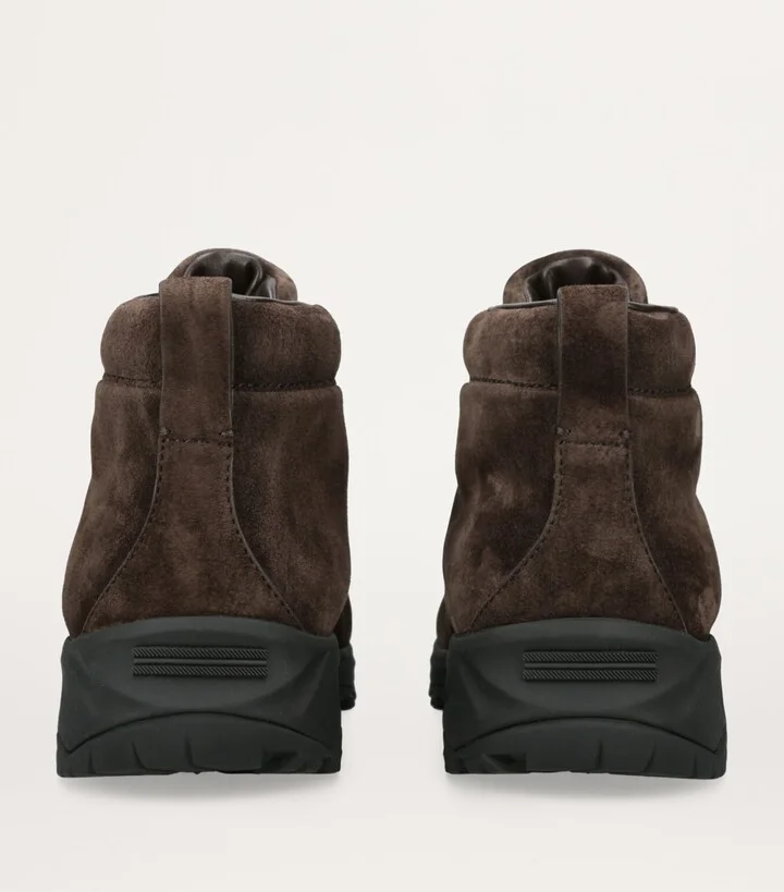 Zegna Suede Triple Stitch Vetta Sneakers - Image 2