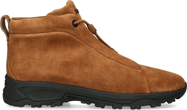 Zegna Suede Triple Stitch Vetta Sneakers