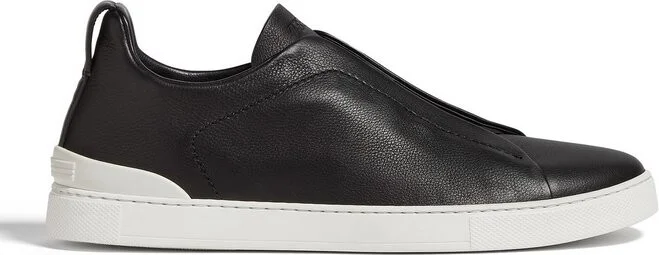 Zegna Triple Stitch Low-Top Sneakers