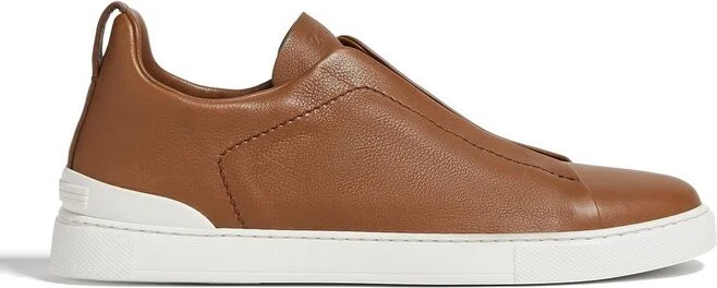 Zegna Triple Stitch Low-Top Sneakers