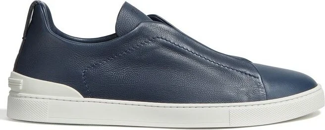 Zegna Triple Stitch Low-Top Sneakers