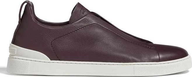 Zegna Triple Stitch Low-Top Sneakers