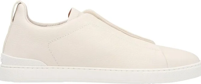 Zegna Triple Stitch Round Toe Sneakers