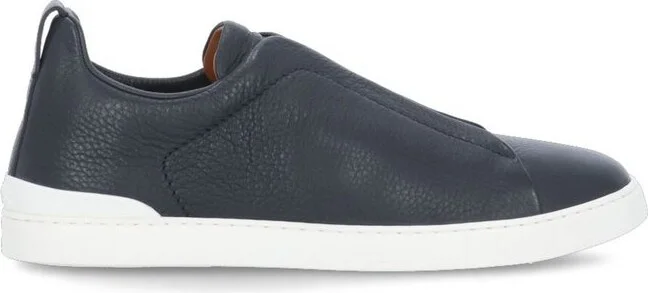 Zegna Triple Stitch Round Toe Sneakers