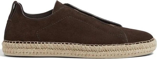 Zegna Triple Stitch Slip-On Espadrilles