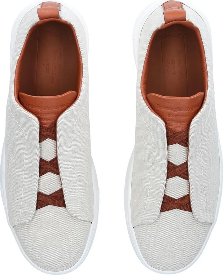 Zegna Triple Stitch Sneakers - Image 4