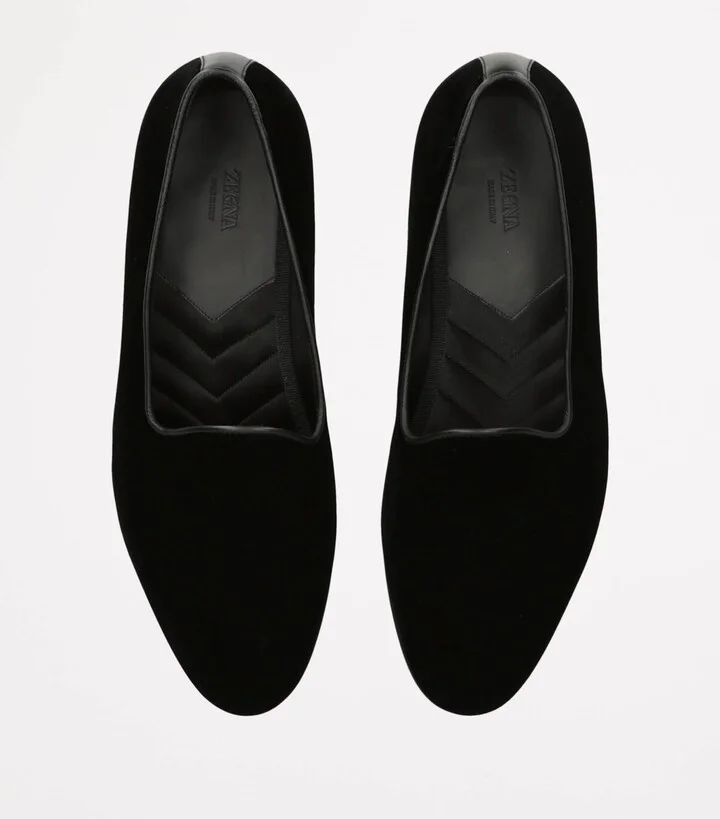 Zegna Velvet Gala Loafers - Image 4