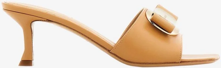 Zelie 55 Vara Bow Nappa Leather Mules