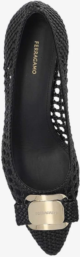 Zelma 40 Woven Leather Pumps - Image 3
