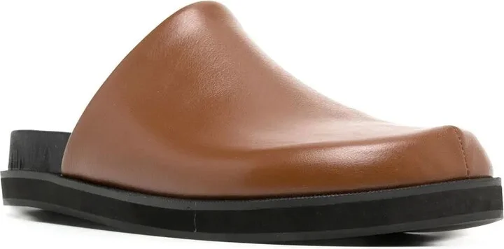Zen flat leather mules - Image 2
