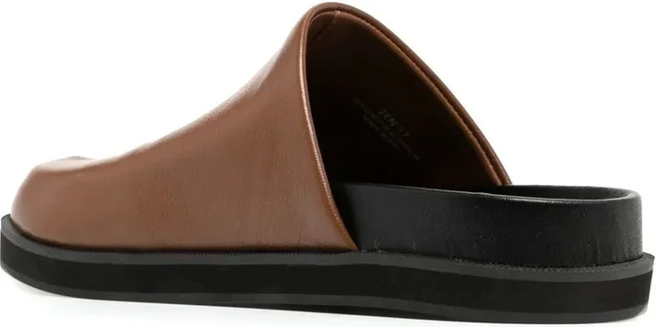 Zen flat leather mules - Image 3
